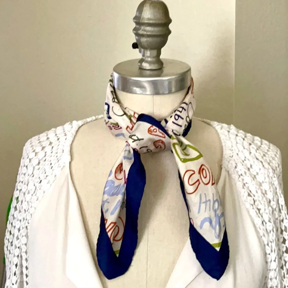 COACH 22” Sq. 100% Silk Scarf